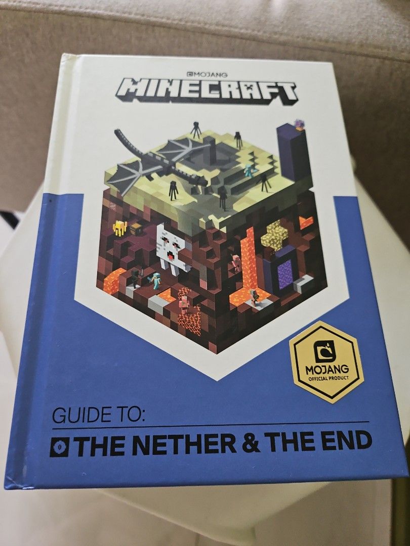 Minecraft Blue Guide Book MINECRAFT Guidebook, Hobbies & Toys, Books & Magazines, Children's ...