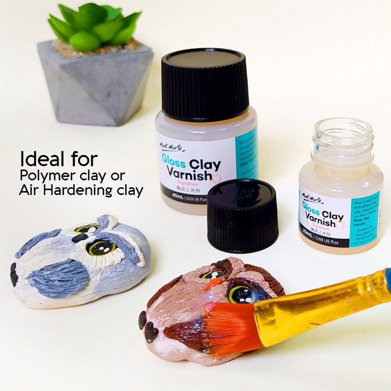 Mont Marte Transparent Gloss Clay Varnish, Hobbies & Toys, Stationery &  Craft, Craft Supplies & Tools on Carousell