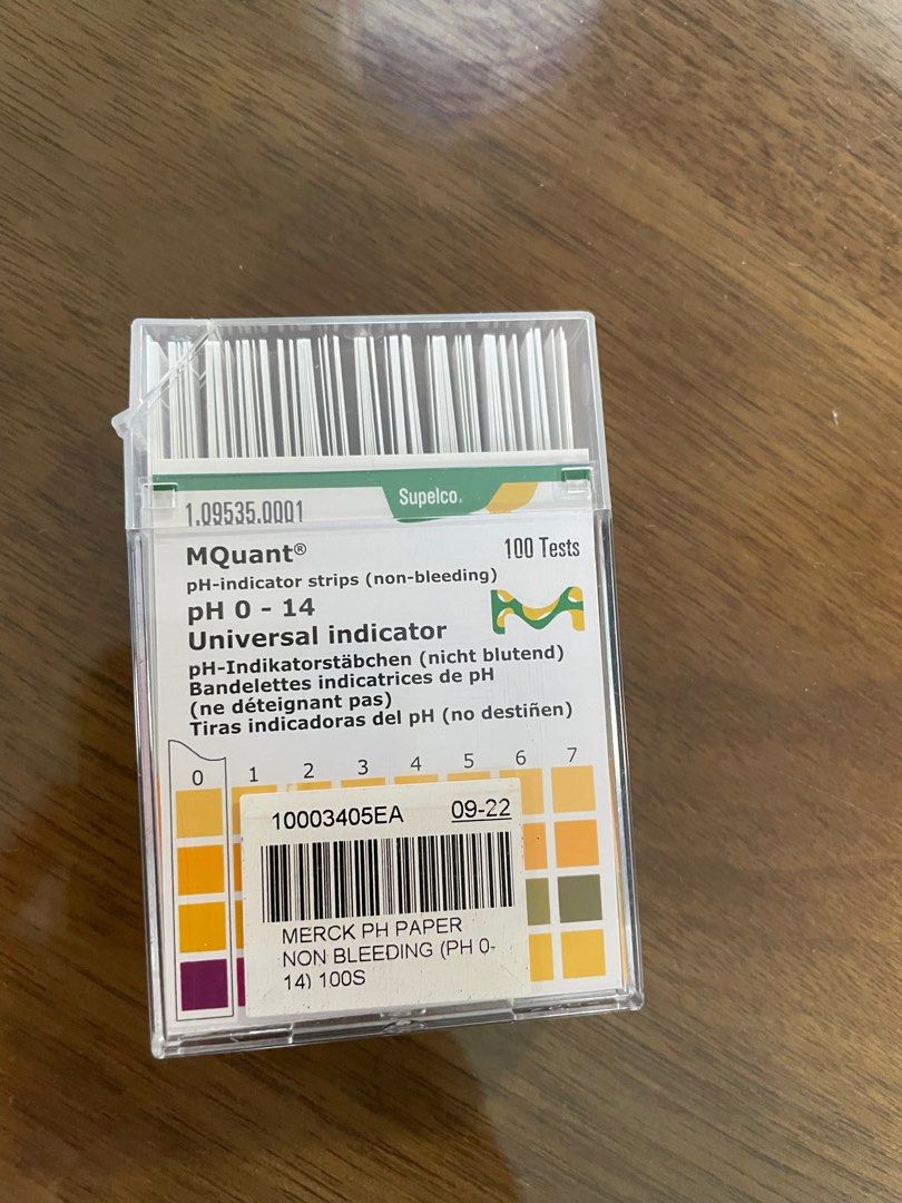 MQuant PH indicator strips (non bleeding), Health & Nutrition, Medical Supplies & Tools on