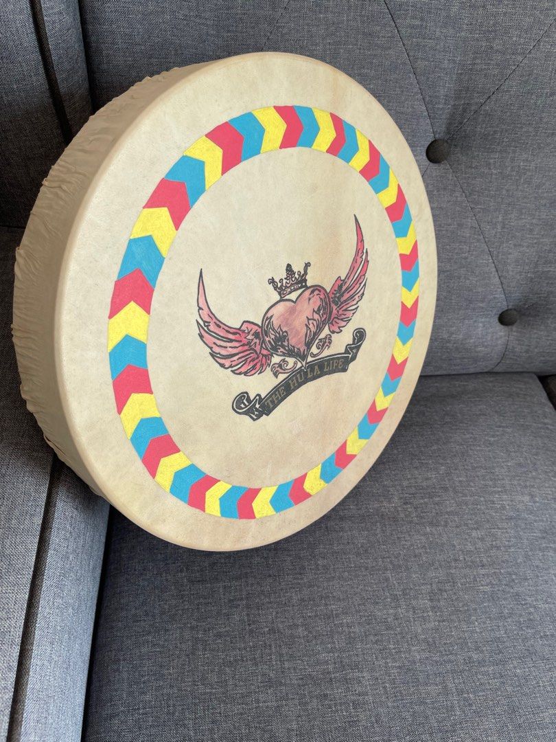 Native American Lakota Handmade Drum 28cm, Hobbies & Toys, Music