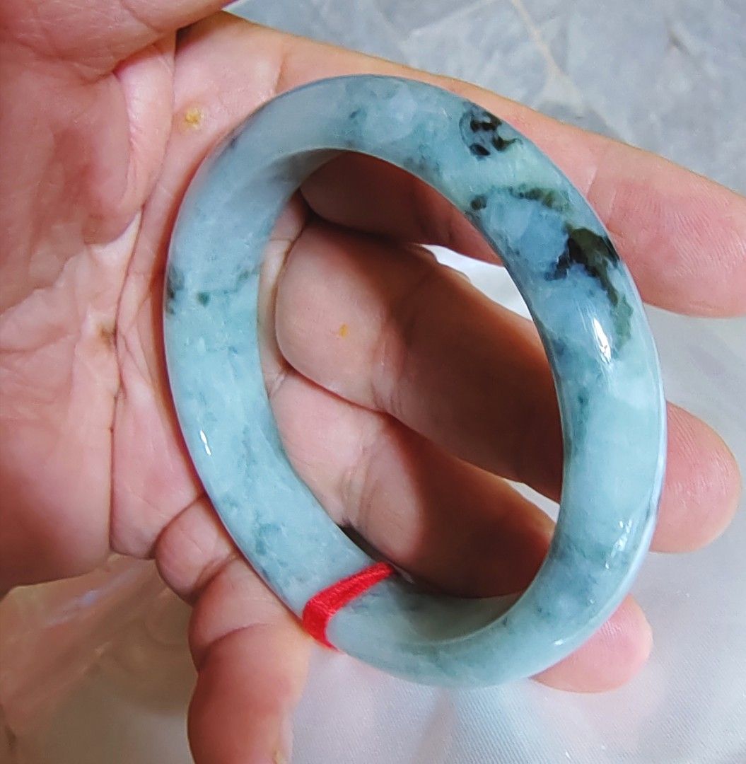 Natural Jade A Bangle Size 55