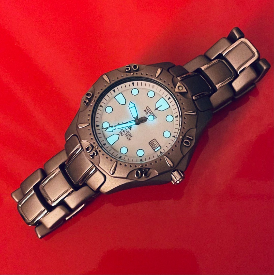 Neo Vintage Citizen Solartech Promaster Titanium Diver Men s