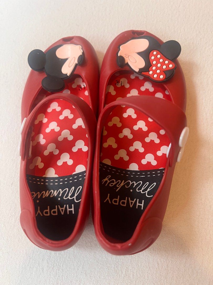 NEW Mini Melissa Like Mickey Minnie Shoes Babies Kids Babies Kids Fashion on Carousell