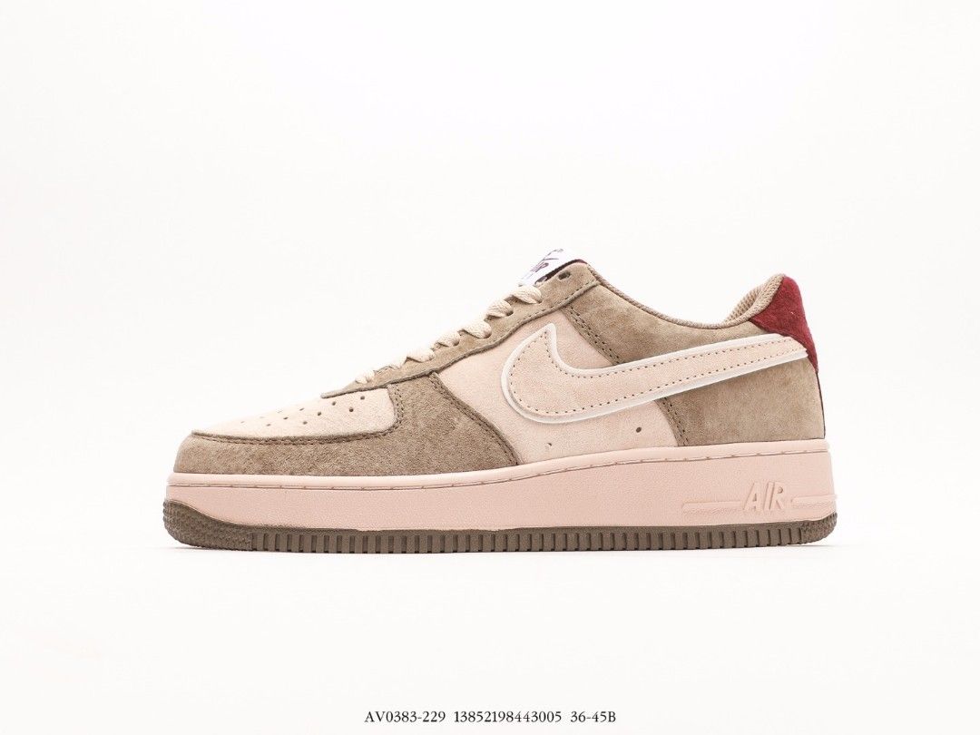 Nike Air Force 1 Low Brown beige shoes US 5.5 US 11 Men s