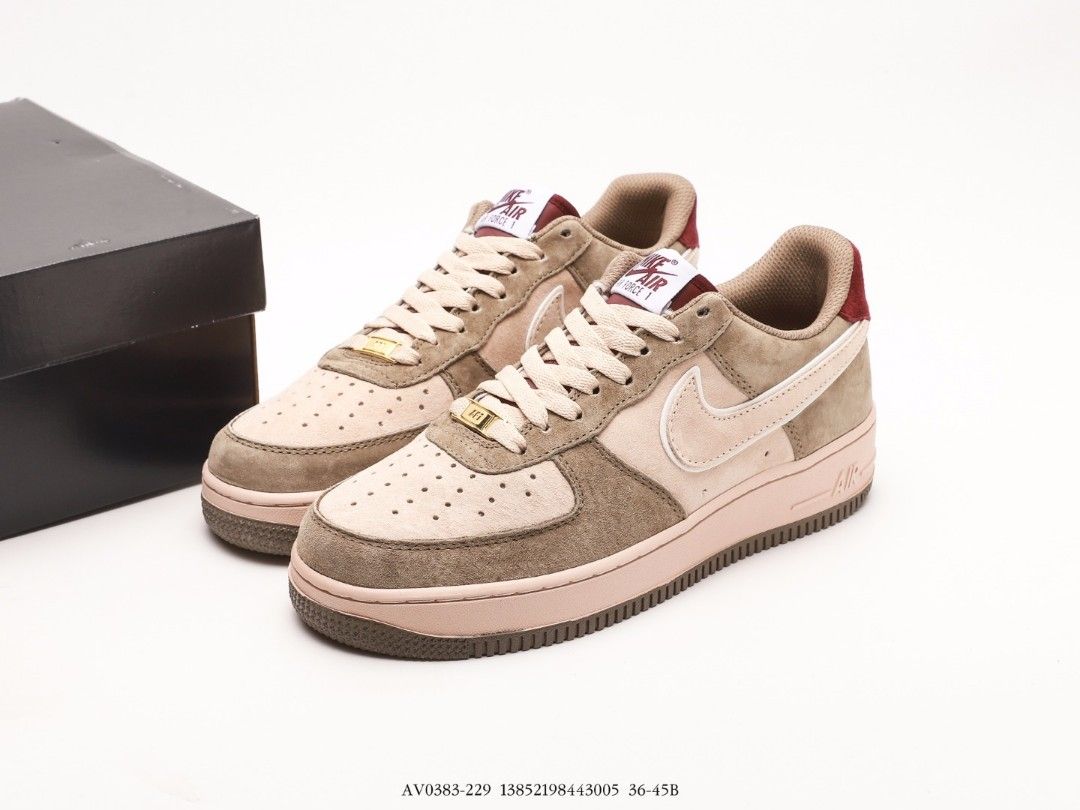 Nike Air Force 1 Low Brown beige shoes US 5.5 US 11 Men s