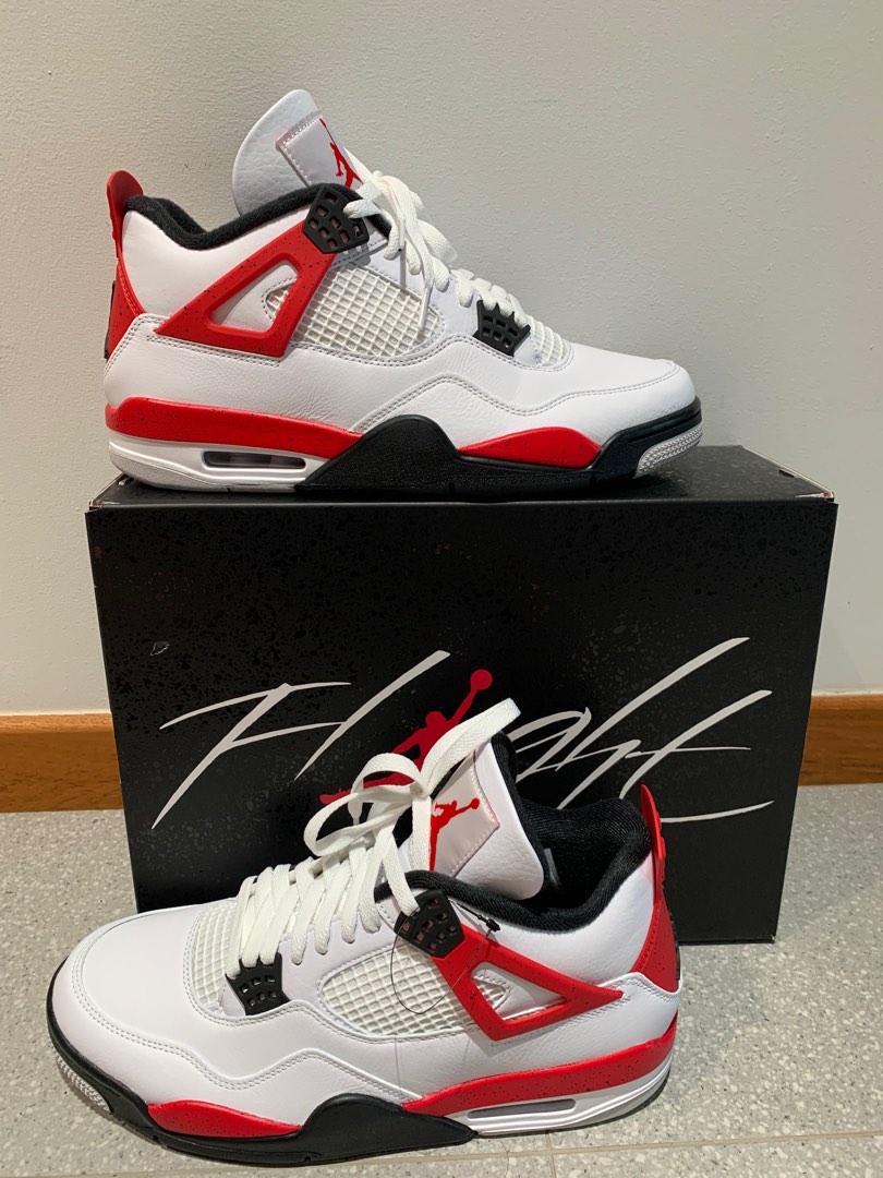 Nike air jordan outlet retro red and white