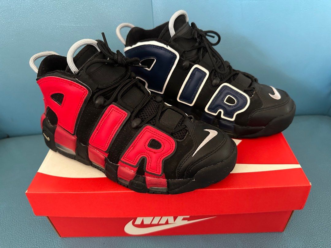 Uptempo nike noir new arrivals