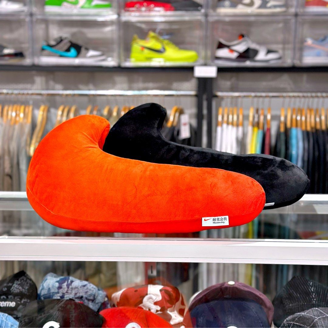 Nike Birthday pack Swoosh Pillow Furniture Home Living Home Improvement Organization Home Improvement Tools Accessories on Carousell