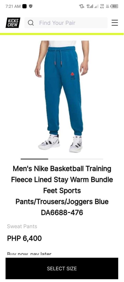 Kyrie joggers best sale