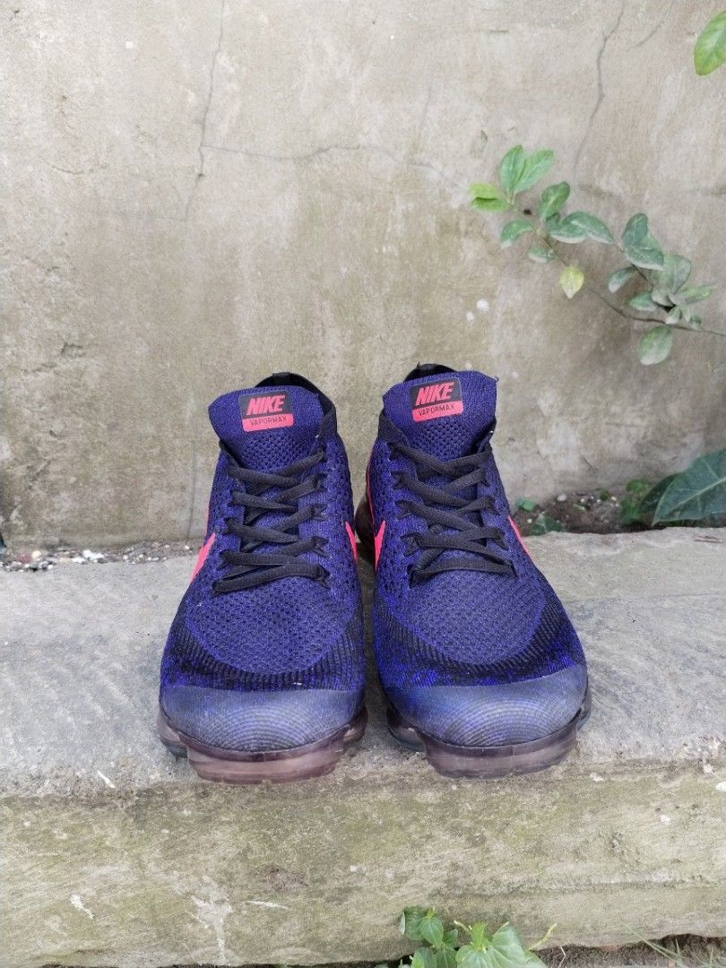 Nike Vapormax flyknit midnight purple Men s Fashion Footwear