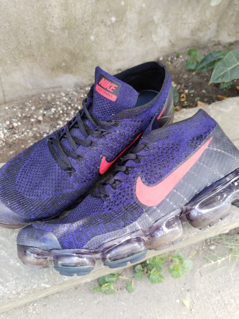 Nike Vapormax flyknit midnight purple Men s Fashion Footwear
