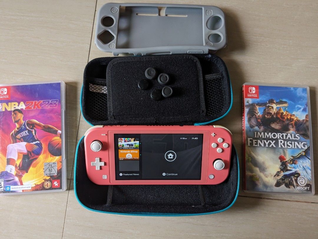 Can you use physical games on switch lite sale