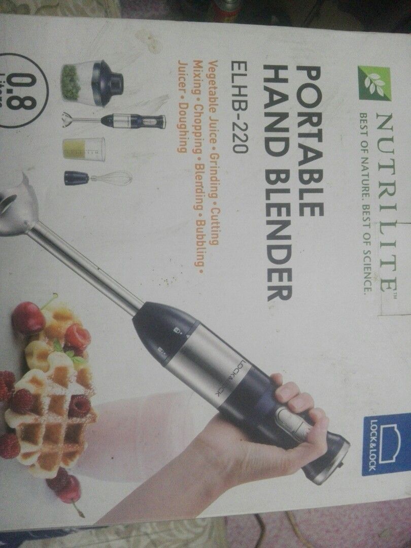 Nutrilite Portable Hand Blender, TV & Home Appliances, Kitchen