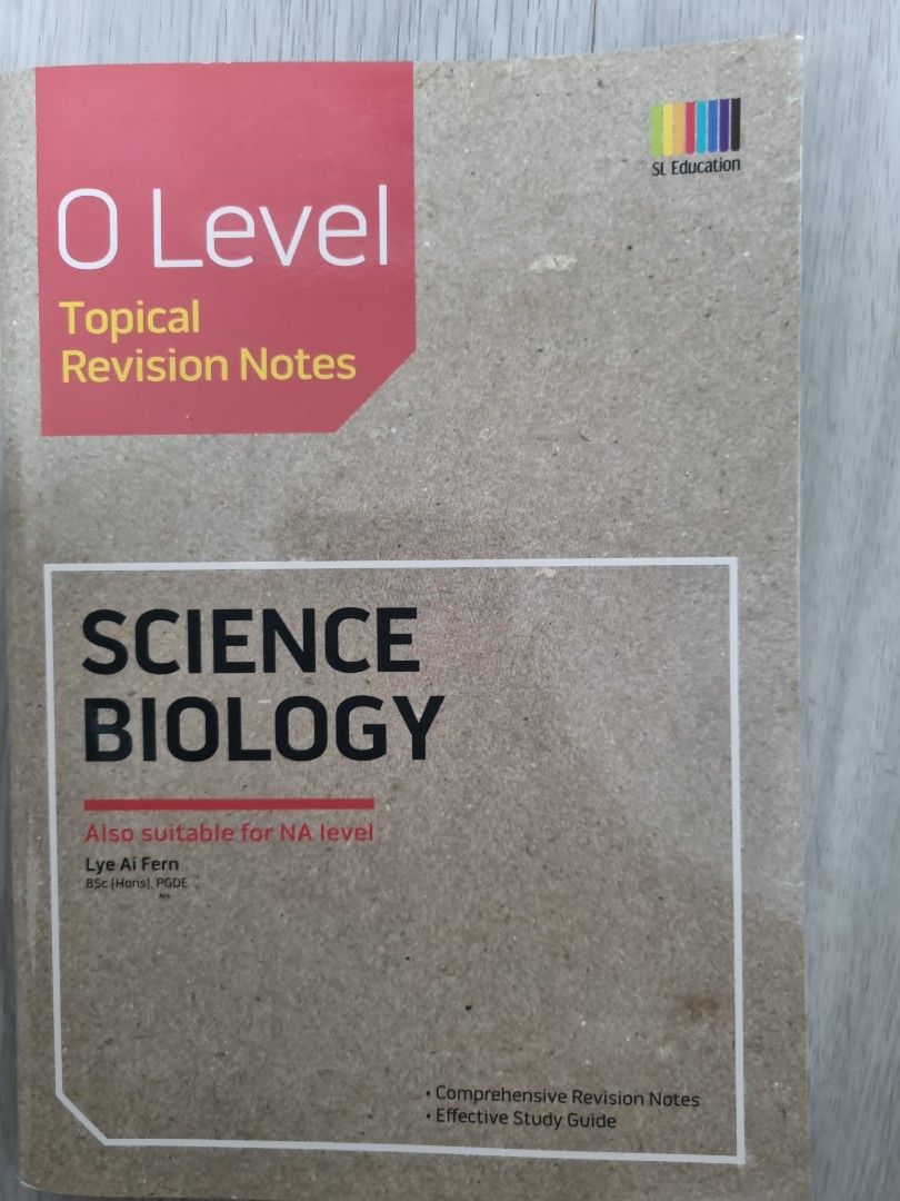 O level Biology topical revision notes, Hobbies & Toys, Books ...