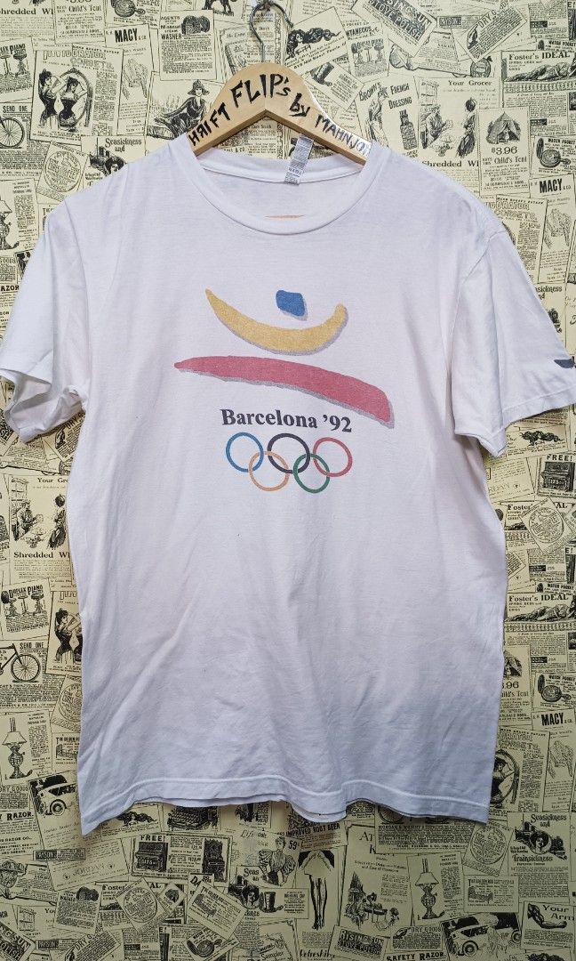 Olympic Barcelona 1992 shirt (Category: Activewear) located in Pasay City. Submitted by mjsumaribo16585 (Listing ID 1271835506, Image 1). Description: Olympic Barcelona 1992 shirt actual dimes 20x26.