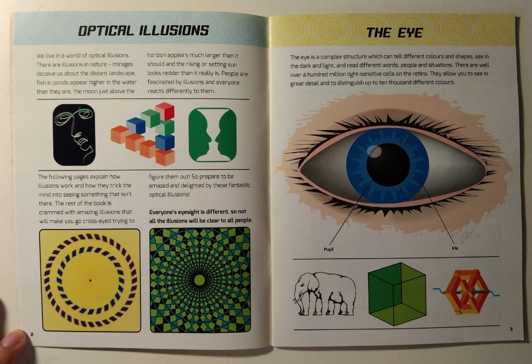 Optical illusion book Hobbies Toys Toys Games on Carousell