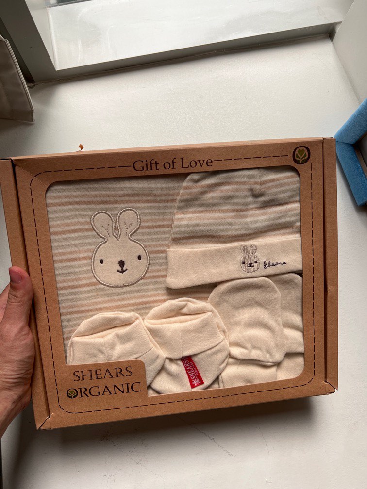 Organic By Shears Baby Gift Set, Babies & Kids, Babies & Kids Fashion