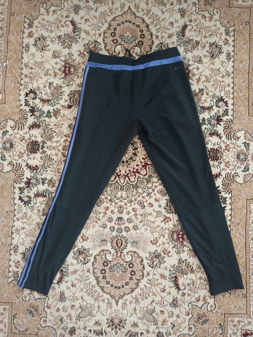 Black adidas pants with best sale purple stripes