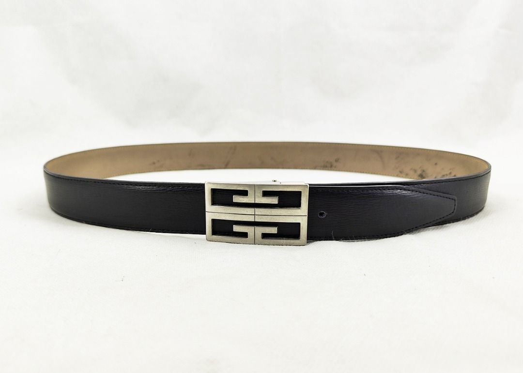 Givenchy logo online buckle belt