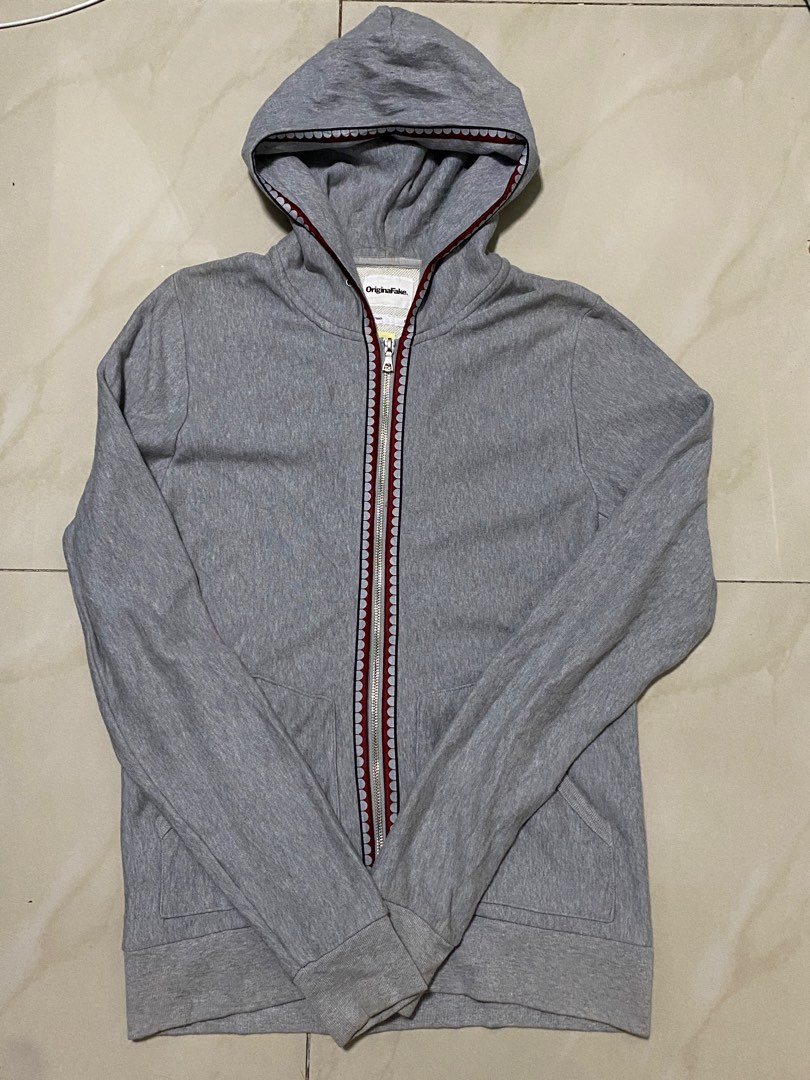 【50%OFF】Fake leather zip hoodie