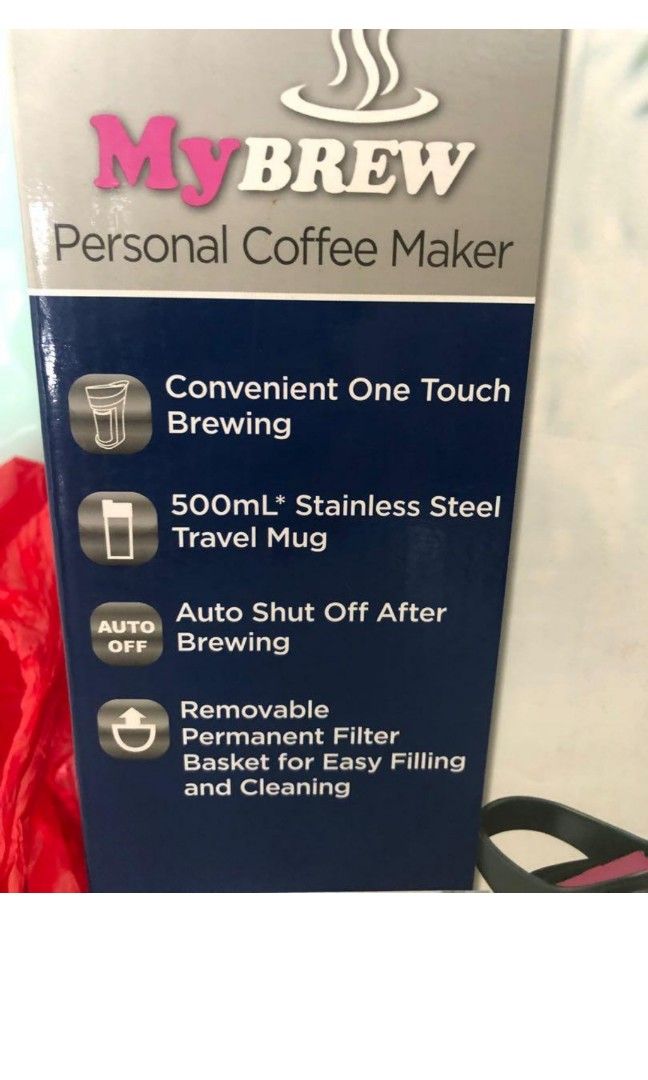 Oster Mybrew (Category: Coffee & Tea Tableware) located in Singapore. Submitted by joesubri (Listing ID 1271677821, Image 3). Description: Personal coffee maker. New in box , tested working. Clear store room to make space..