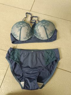 2pc Fuzzy Bra & Panty Set Ladies Underwear Lingerie, Women's Fashion, New  Undergarments & Loungewear on Carousell
