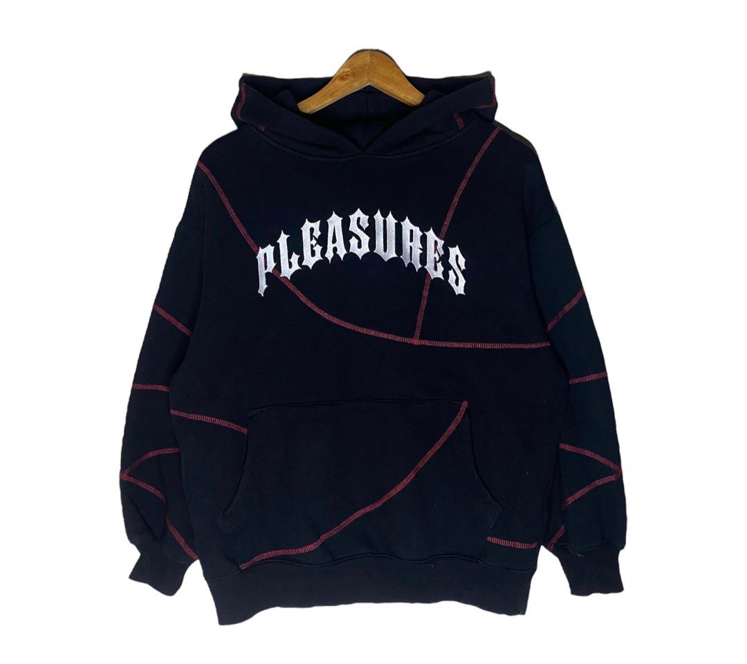 Pleasures destroyer contrast stitch hoodie Clearance