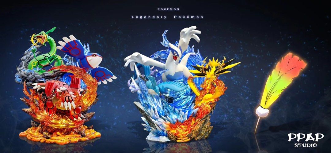 [PO] Pokémon|Lugia & 3 Legendary Birds, Hobbies & Toys, Toys & Games on ...