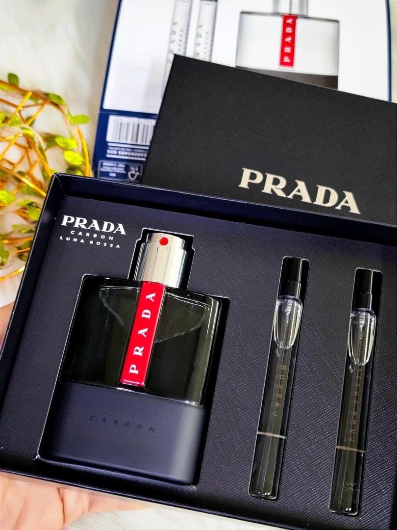 Prada Carbon Set 100ml 10ml 10ml Spray Beauty Personal Care Fragrance Deodorants on Carousell
