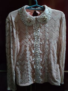Preloved longsleeve lolita blouse