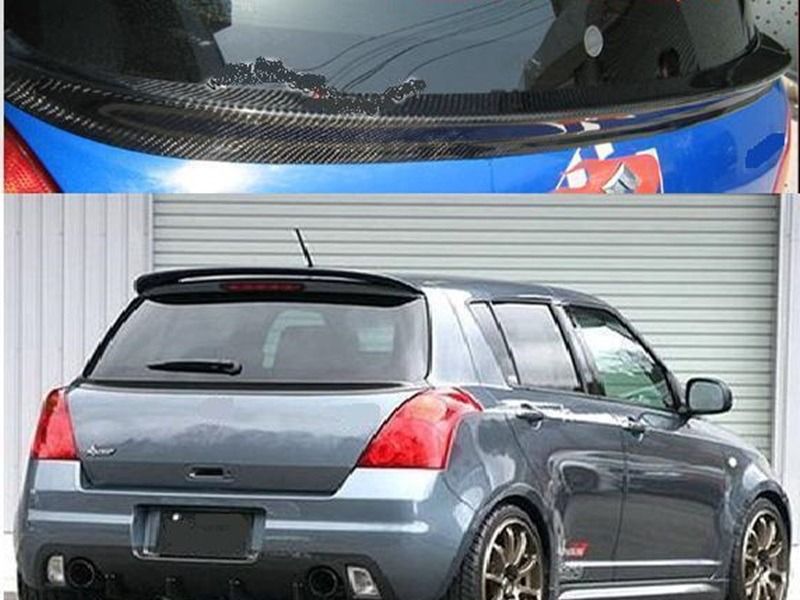 PreOrder Suzuki Swift / Swift Sport 2005-2011 Carbon Boot Mid Spolier ...