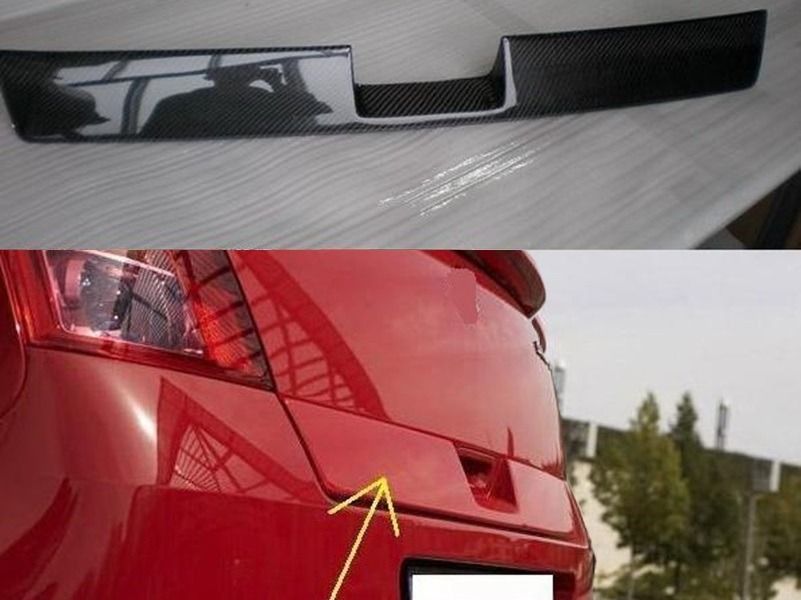 PreOrder Suzuki Swift / Swift Sport 2005-2011 Carbon Boot Mid Spolier ...