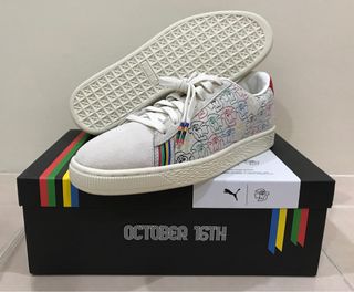 Puma x power through hot sale peace australia suede sneakers
