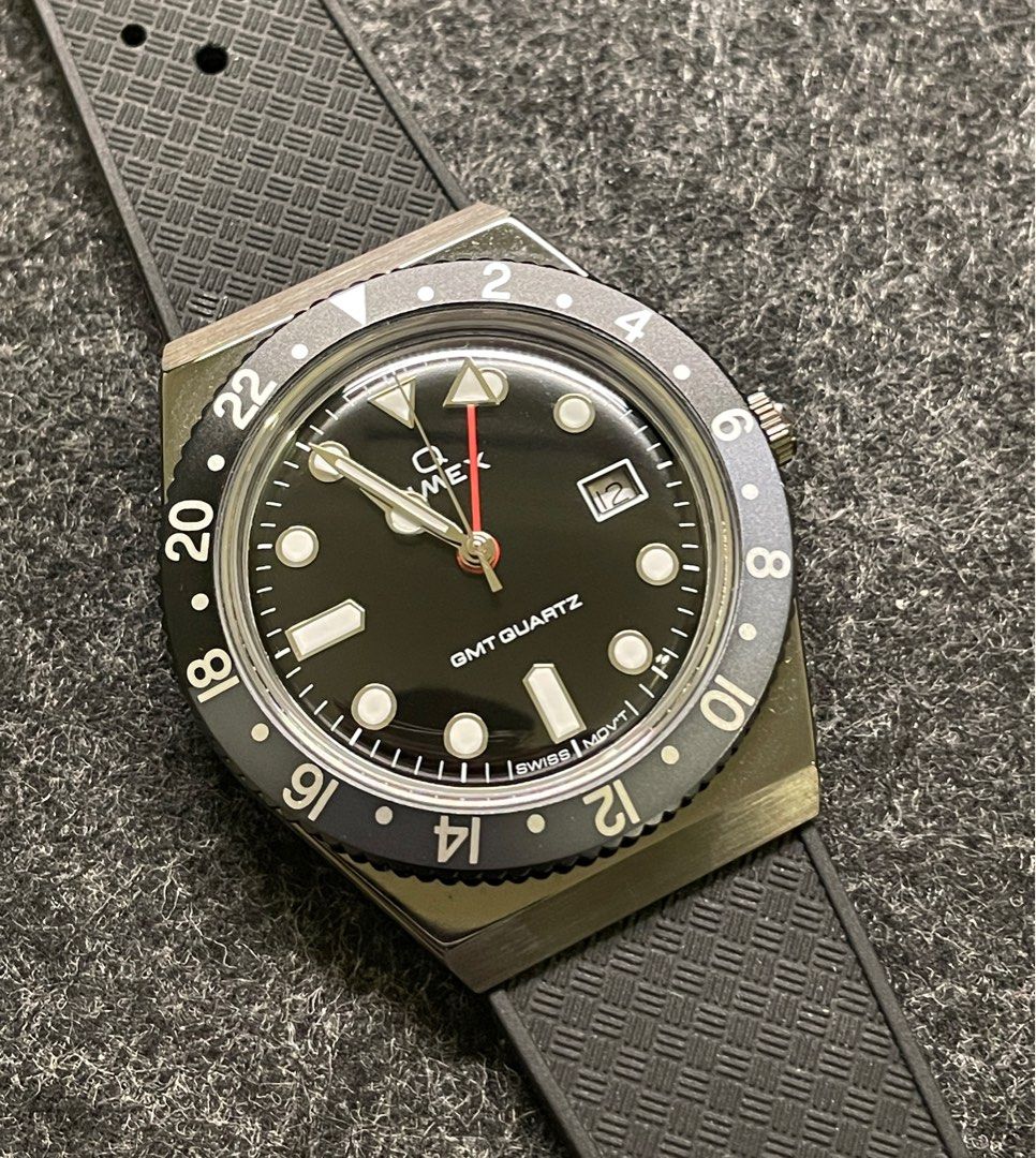 Q Timex GMT 38mm