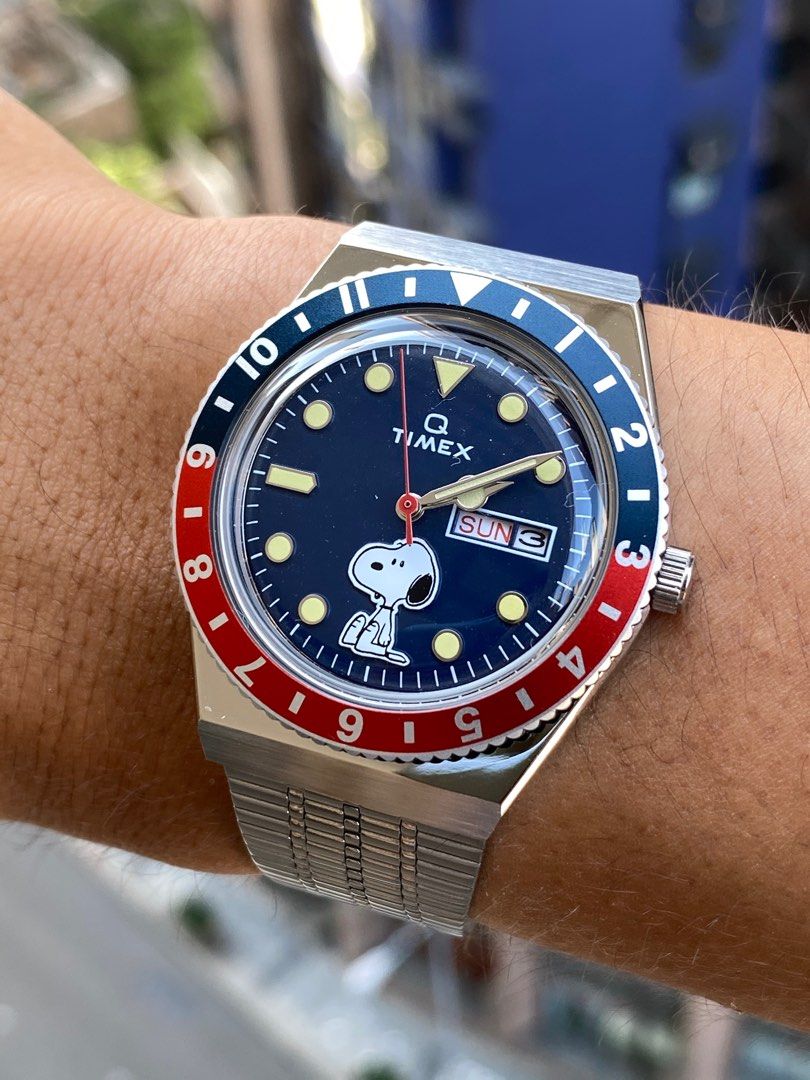 Q timex reissue outlet 38mm stainless