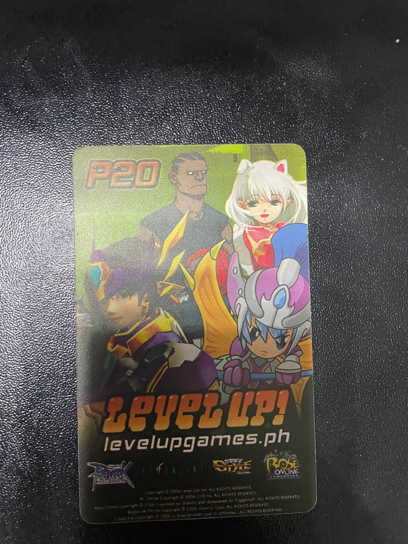 Ragnarok online card prepaid anime collection vintage used RO, Hobbies