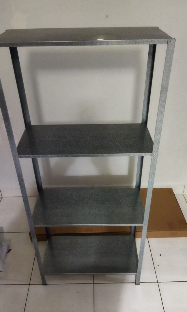 Rak Besi Hyliss IKEA 4 Tingkat, Furniture & Home Living, Furniture ...