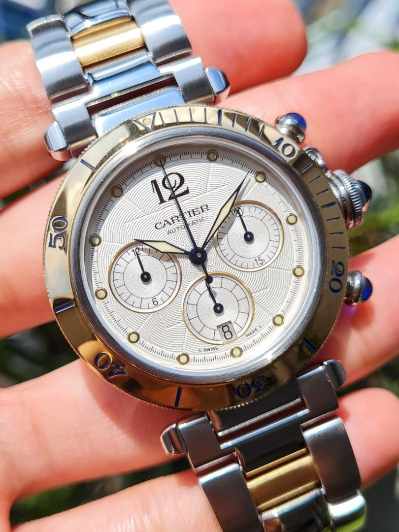 Cartier pasha new arrivals chronograph