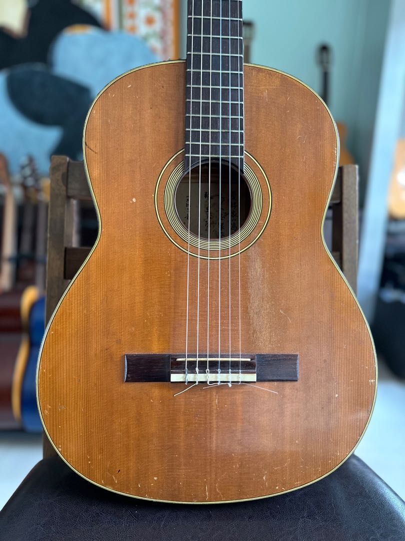 Rare Vintage 1960s Sadao Yairi Spruce Top with Tiger Maple Sides/Back