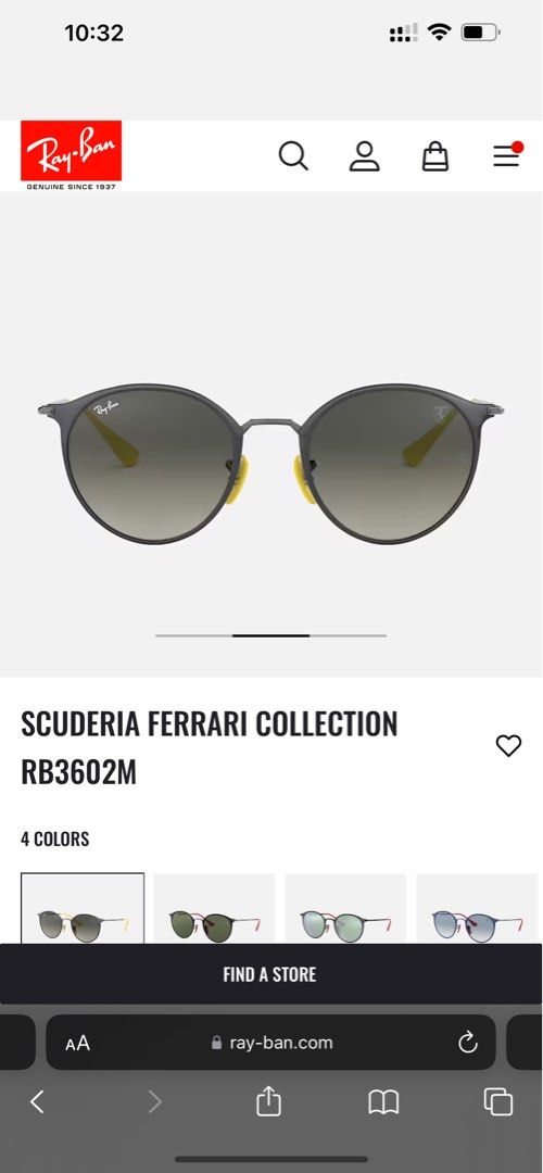 Scuderia ferrari collection top rb3602m