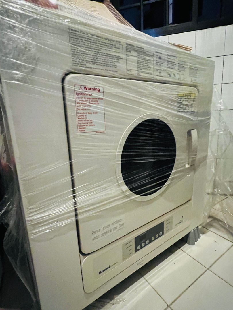 Rinnai Gas Dryer, TV & Home Appliances, Washing Machines and Dryers on