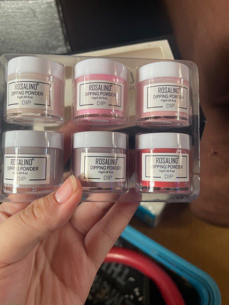 Rosalind dipping powder (Category: Hands & Nails) located in Quezon City. Submitted by Flsmb (Listing ID 1271671363, Image 2). Description: each color contains 10g of product!!.
