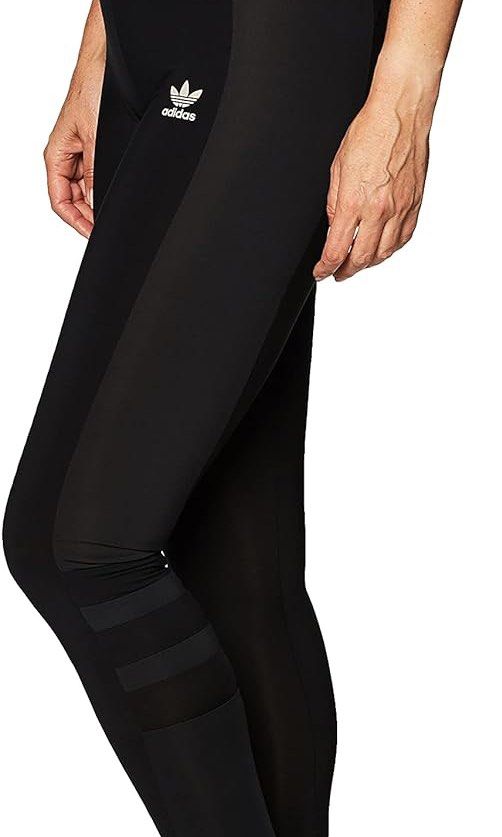 ADIDAS Women's Plus 4X Leggings Solid Black GS 3717 High Waisted Logo Leg  for sale online | eBay