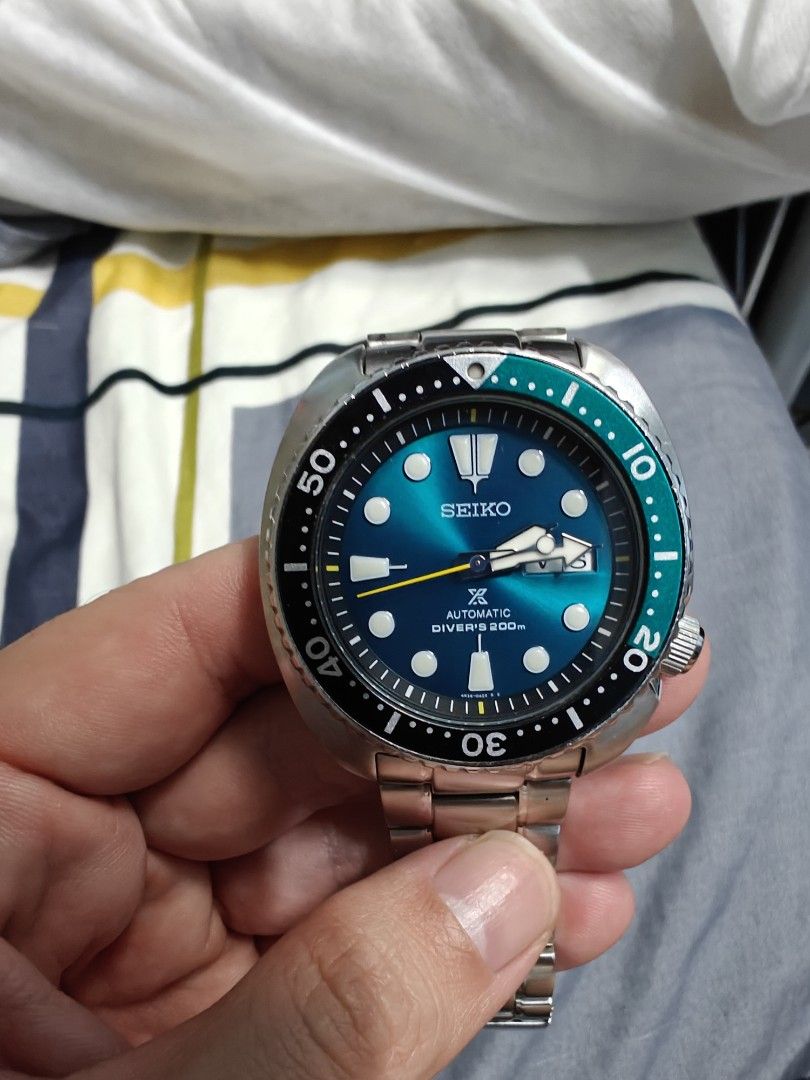 Seiko shop green turtle