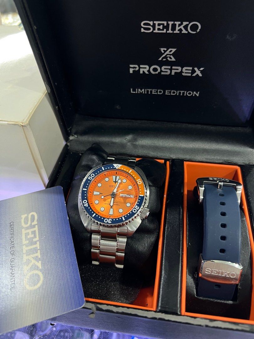 SEIKO PROSPEX NEMO LIMITED EDITION TURTLE DIVERS 200M AUTOMATIC SRPC95K1 Men s Fashion Watches Accessories Watches on Carousell