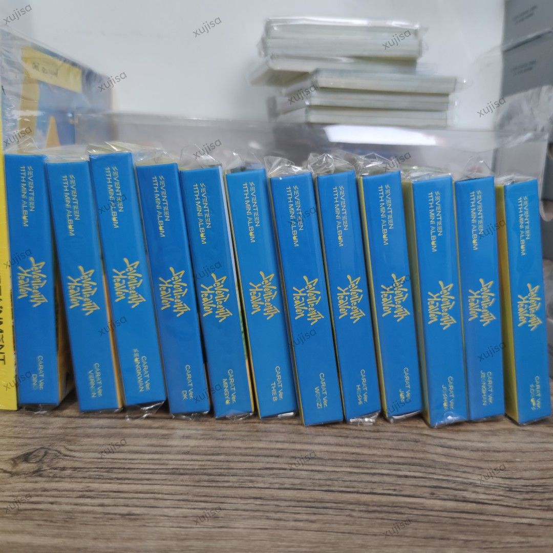 SEVENTEEN Carat Version Binder Only (FML/Seventeenth Heaven), Hobbies ...