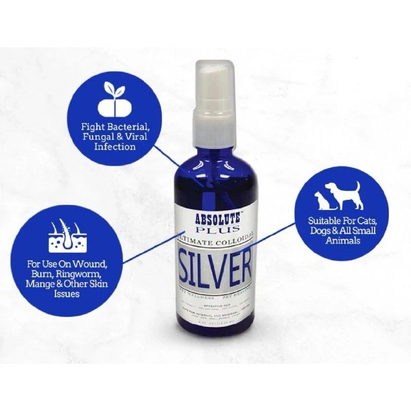 Colloidal silver spray for cats hot sale