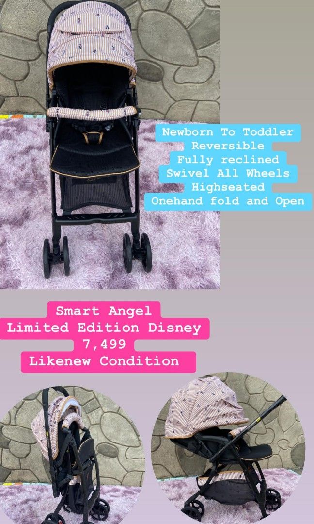 Smart Angel Disney Stroller, Babies & Kids, Going Out, Strollers on ...