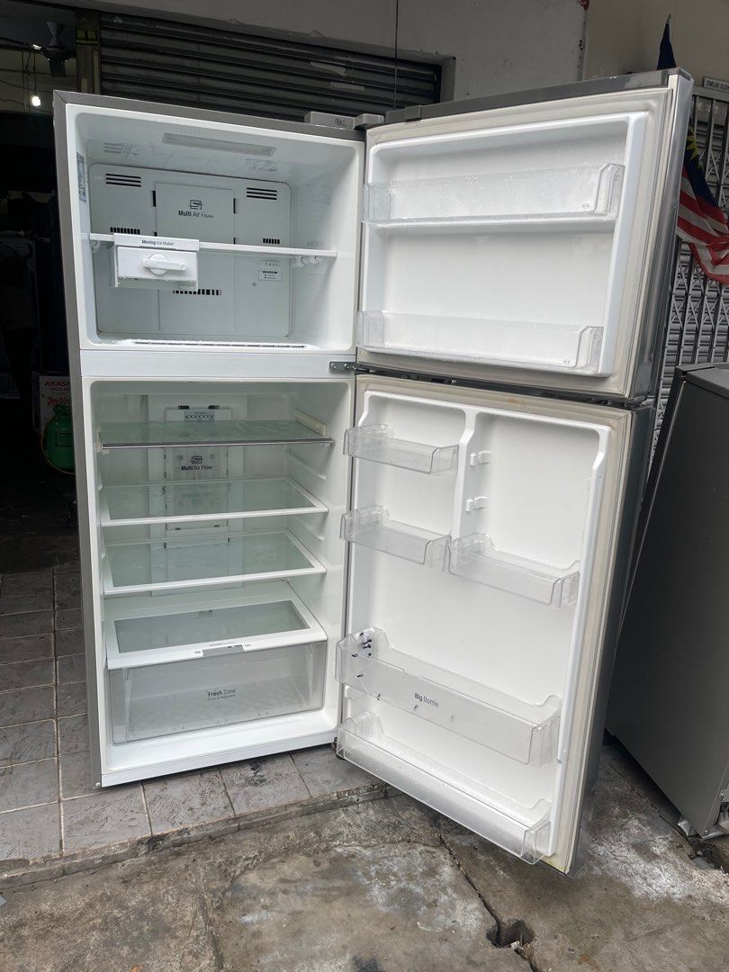 Smart inverter LG 2 doors refrigerator 410 litres fridge peti ais peti