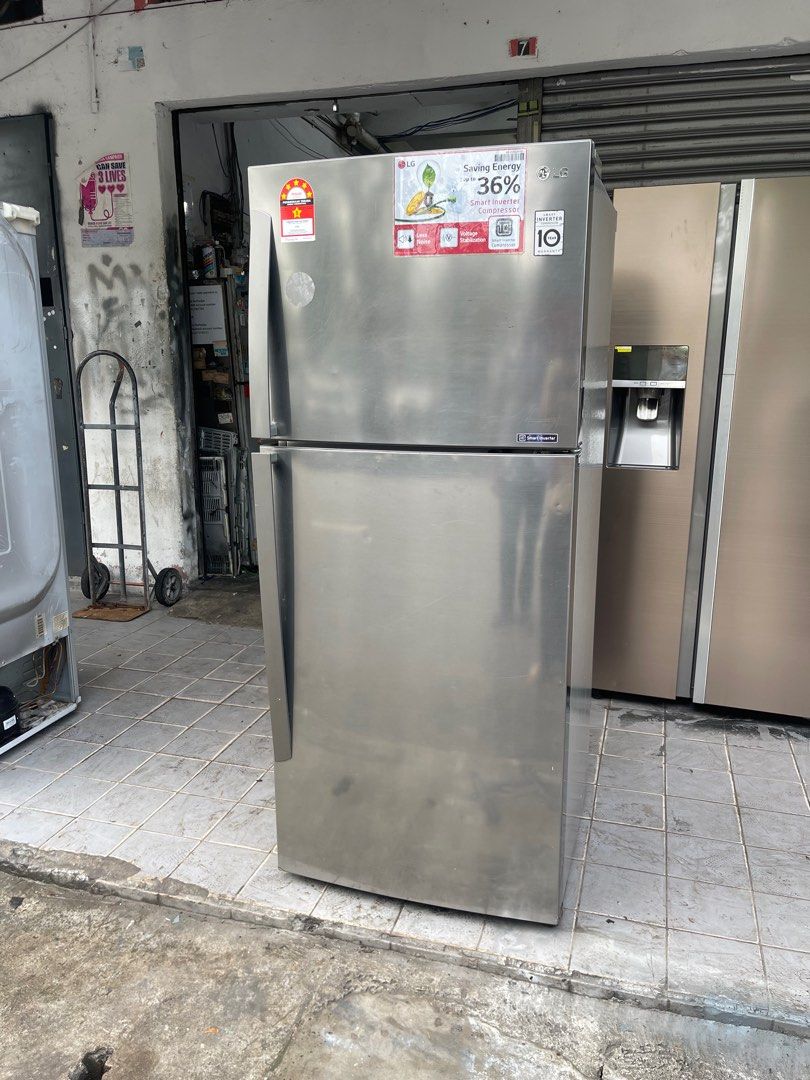 Smart inverter LG 2 doors refrigerator 410 litres fridge peti ais peti